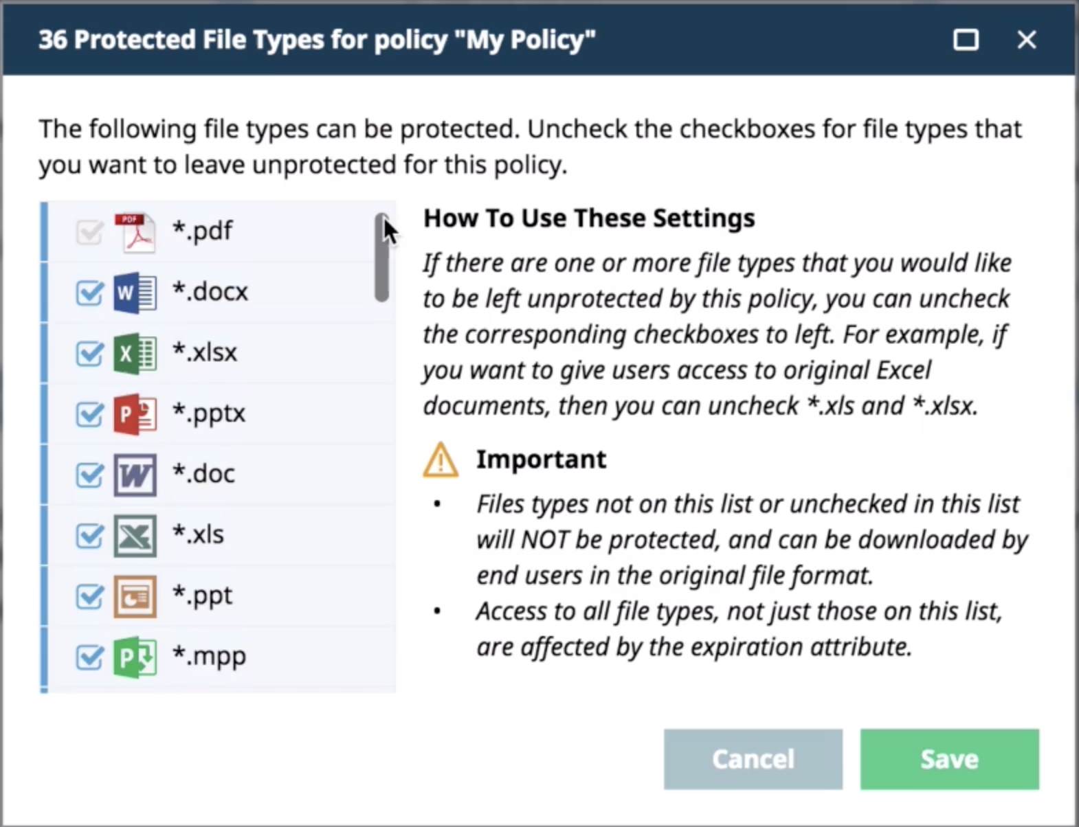 Automatic Conversion to PDF for Maximum Security